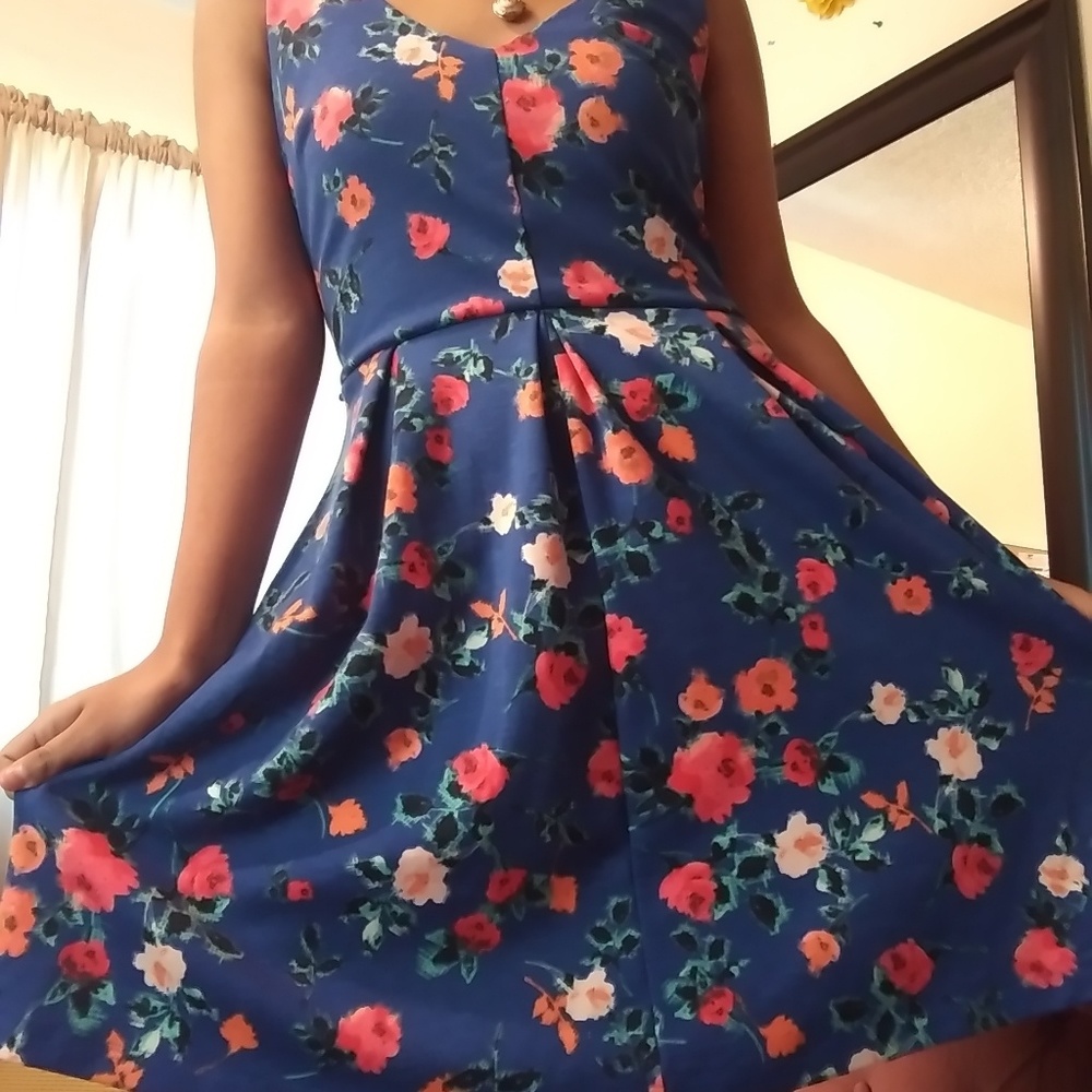 Cute picnic or casual flowered dress
